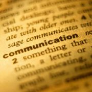 Dictionary entry for communication
